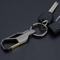 Car Business Keychain Key Ring for Men (Small, Black)