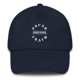 pound coach "certified" dad hat