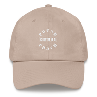 pound coach "certified" dad hat