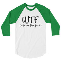 Imperialtop - "WTF" 3/4 sleeve raglan shirt