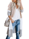 Long Sleeve Sweater Cardigan Duster