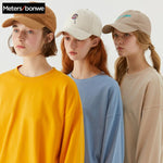 Metersbonwe Casual Solid Color Sweatshirts