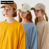 Metersbonwe Casual Solid Color Sweatshirts