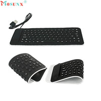 Flexible Silicone USB Keyboard For Laptop