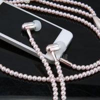 Pearl Earphone Necklace 3.5mm