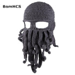 Tentacle Octopus Cthulhu Knit Beanie Hat Cap Wind Mask