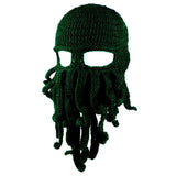 Tentacle Octopus Cthulhu Knit Beanie Hat Cap Wind Mask